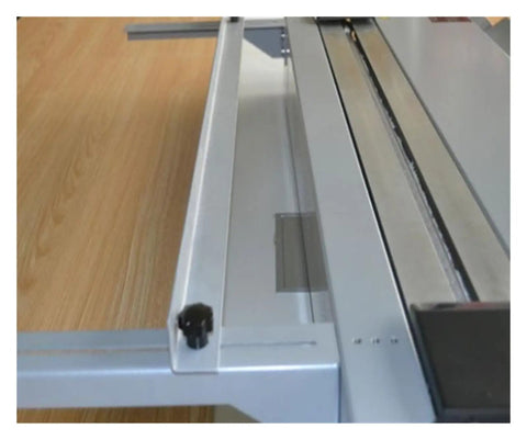 Close-up of Shop Grade Workhorse Hot Bender Machine For Channel Letters and Acrylic Signage Shapes and Bends PVC Sheet Up To 700 Mm with smooth operational surface.