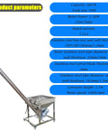Automatic Screw Powder Feeding Machine Integrating Vibrating Hopper Inclined Conveyor 220V Heavy Duty with specifications