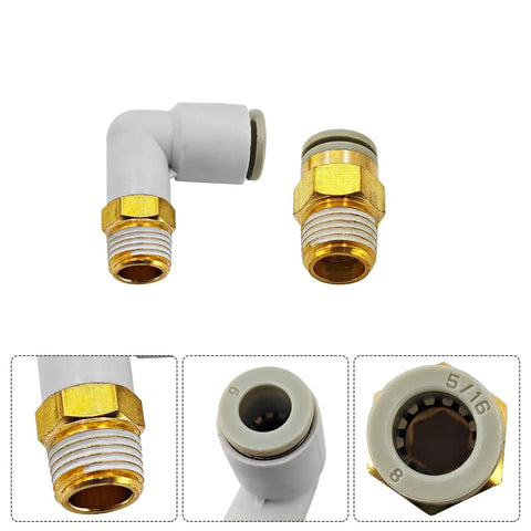 Beefed Up Solenoid Valve Kit 228687 VEX1133-02N-X259 showing brass fittings for Powermax Plasma Cutters