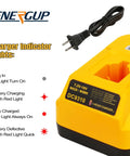 Fast 1Hour Or Less Battery Charger For 7.2V 14.4V And 18V NiCd NiMH Tool Batteries Compatible With 7.2V Through 18V Packs
