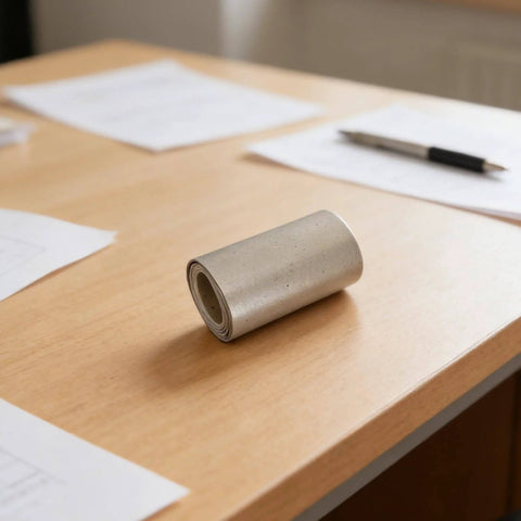 Rolled sheet from 20 Pack Mica Paper For Heat Insulation Flexible High Temperature Resistant Sheet on wooden desk