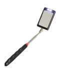 Telescoping Swiveling Inspection Mirror Tool With Twin White LED Lights Handy 27 Inch Reach 360 Degree Adjustable Mirror