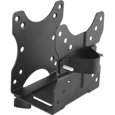 Under Desk Thin Client Mount For Mini PCs And Docking Stations VESA Bracket Fits Mac Mini And Intel NUC Adjustable support view.