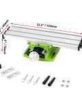 12.2 Inch Mini Milling Machine Worktable with Compound Drilling Slide Table and accessories