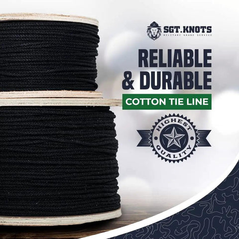Rolled Unglazed Cotton Tie Line With Polyester Core For Theatrical Props, Decor And Hunting, Beefy Heavy Duty Tie Down Rope