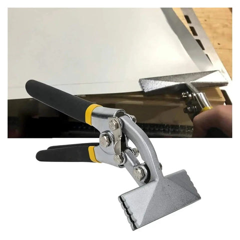 Heavy Duty Sheet Metal Bending Pliers Rock Solid Straight Jaw Hand Seamer For Flattening And Folding Thin Metal Smooth Squeeze Ergonomic Handle Built Tough For Weekender Projects And Shop Jobs
