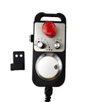 Standard 5V MPG CNC Electronic Handwheel Motion Control System with Emergency Stop, precision dial, and setup controls.