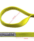 1 Inch By 3 Foot Rigging Straps Heavy Duty Lifting Sling With Twisted Eye Web Sling Tree Saver Recovery Strap 1600 Lb Vertical Capacity