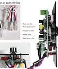 Digital Thermostat Kit For Pellet Grills And BBQ Grills Pro Controller With 7 Inch RTD Sensor detailed wiring interface