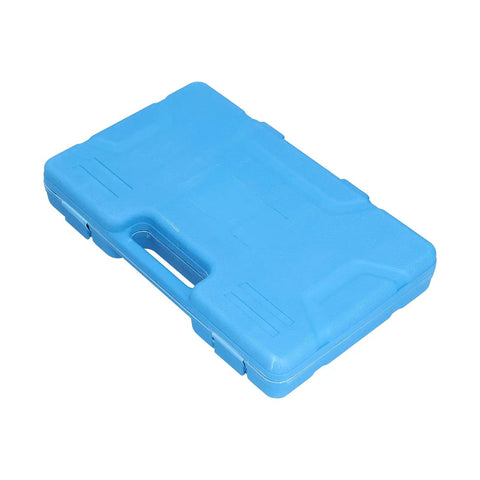 Blue storage case for Heavy Duty Hand Rivet Nut Tool Kit With M8 M10 M12 Mandrels, for metal repair and DIY projects.