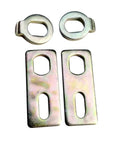 Three Pack Bike Axle Nut Set With Anti Rotation Gasket For Electric Bicycle Motor 14mm Spacer Kit Keeps Axle Tight Against Vibration