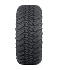 Mud Terrain Light Truck Tire LT315 75R16 E Rated 127 124S with Aggressive Sidewall Design, tread pattern front view