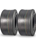 11x6.00-5 Tubeless 4 Ply Lawn Mower Tires With Smooth Tread For Zero Turn Garden Tractors Go Karts And Riding Mowers, 2-Pack