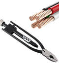 Pro Grade Wire Twisting Pliers for Lock Wiring and Securing Bolts shown with copper wires, heavy duty safety tool 27cm