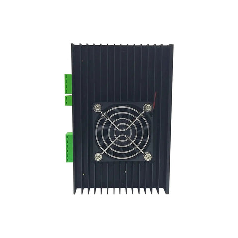 DM860A Microstep Motor Driver For CNC Nema 34 Stepper Motors 2.4A 8.4A front view with cooling fan