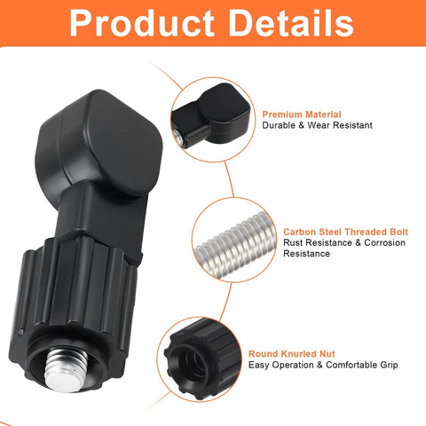 RV Propane Tank Cover Hardware Kit 2 Pack Thumb Screws And Nuts Compatible With Camco Propane Tank Cover Lid Replacement