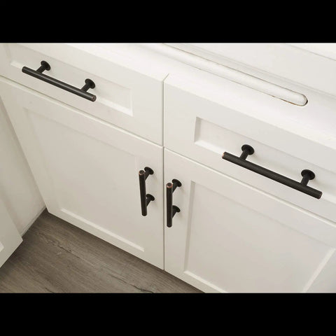 Premium Oil Rubbed Bronze T Bar Cabinet Handles Set Of 10 Heavy Duty Drawer Pulls No Sweat Mounting Straight Upgrade Your Kitchen And Dresser With This Top Rate Hardware