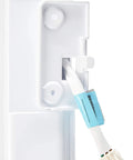 Close-up of OEM Part Da97-06417Q French Door Assembly Replacement for Fridge connection panel, showing detailed wiring.