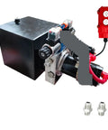 Heavy Duty 0.8KW DC Hydraulic Power Unit With Remote Control for Small Electric Lift Tables and Double Acting Cylinders.