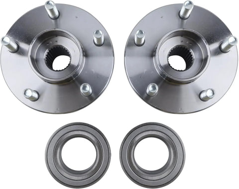 Front Wheel Hub Bearing Kit Pair Left And Right For 2012 2018 Ford Focus And 2013 2018 Ford C Max Hub81 Compatible