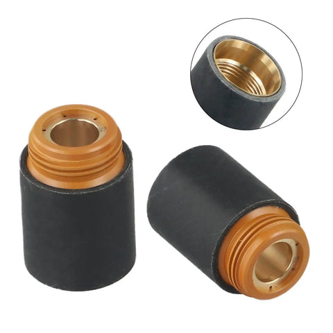 2 Pack PMX45 Plasma Cutter Retaining Caps Heavy Duty Polymer Replacement Easy Install Heat Resistant Cap for Metalworking