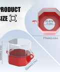 Emergency Stop Button Switch Cover Dustproof Safety Plastic Protector Lockout Cover Round Hole Compatible With 30mm Mounting