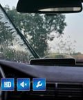 24 Inch And 19 Inch Windshield Wiper Blades Replacement For Jetta 2011 2023 Passat 2012 2018 CC 2013 2017 shown in action clearing rain