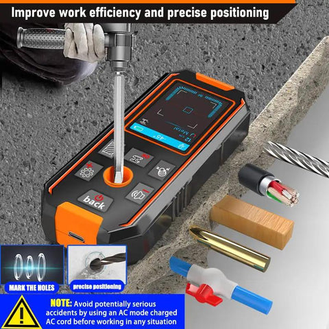 Kill The Guesswork With This Slick 3 In 1 Wall Scanner And Live Wire Detector That Sniffs Out Wood Studs Rebar And AC Cables Fast Perfect For Any DIY Renovation Project You Have Cooking Today