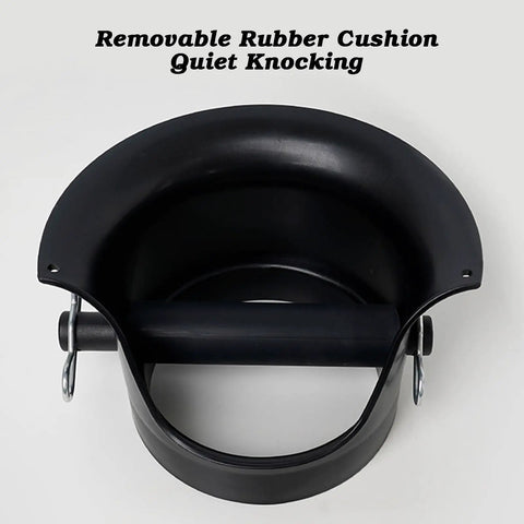 Espresso Knock Box Detachable rubber cushion for quiet knocking, part of Grab This Killer Heavy Duty Espresso Knock Box.