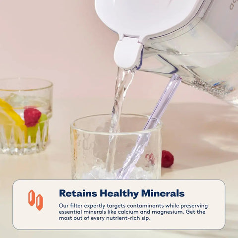 Water Filter Pitcher That Kicks Contaminants To The Curb, Removing Lead, Chlorine, Microplastics, PFOA PFOS, 20x More Contaminant Removal