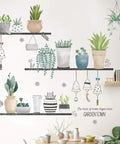 Green Plant Leaves Wall Decals For Bedroom And Living Room Large 90cm By 180cm Mural Removable Sticker Set For Home Decor