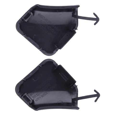 2 Pack Front Left And Right Bumper Tow Hook Covers For Toyota Highlander 2011 2012 2013 Durable OEM Style Replacement shown