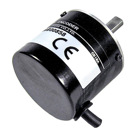 Front view of Absolute Rotary Encoder TRD-MA512N And TRD-MA512P With Precise Position Feedback for robotics and CNC machinery.