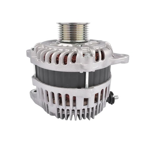 Side view of a 150A 12V Alternator Replacement Direct Fit For Infiniti JX35 2013, QX60 2014-2016, Murano 2015-2017, Nissan Pathfinder V6