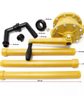Hand Crank Manual Oil Pump Self Priming Drum Extractor For Diesel Gasoline Corrosion Resistant One Hand Operation parts layout