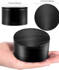 3 Inch Aluminum Spice Grinder Mill 4 Piece Set With Pollen Catcher Black Durable Aluminum With Sharp Teeth On Hand