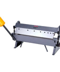 Box and Pan Brake 24 Inch Sheet Metal Bender, 16-Gauge Mild Steel Capacity with adjustable angles, heavy-duty aluminum design.