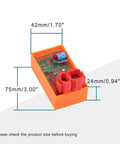 6 Pin AC CDI Box Replacement For Gy6 50cc To 250cc Engines, Fits ATV, Pit Dirt Bike; orange box size 42mm x 75mm x 24mm