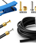 Beefed-Up 3000mm Hydraulic Disc Brake Hose Kit For Shimano BH59 BH90 Avid SRAM Magura Systems With 8 Olive Fittings, 8 Brass Inserts