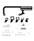 EZ-EFI Throttle Cable Mount Kit for 700R4 and 4150/4160 Carburetors, Beefy Heavy Duty Powder Coated Steel Mount with Stainless Hardware, Bolt On Precision Fit for Smooth Throttle Control and Classic Racing Look, black steel brackets and hardware set