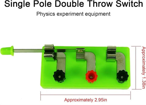 Single Pole Double Throw Switch in Hands On Electromagnet Lab Kit For Teens 12 Plus Explore Magnetic Field Strength and Distribution.
