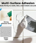 All In One Drywall Patch Kit With Scraper And Mending Paste applied to wall tiles for repair