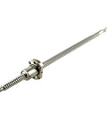 Anti Backlash CNC Ballscrew SFU1605 600mm With Nut For Precise Motion 16mm Diameter 5mm Lead CF54 Steel Precision C7 23.62 Inch Length Great For DIY CNC Routers And Milling Machines, angled view