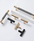 12 Pack 5 Inch Center To Center Drawer Pulls With 6 Inch Overall Length Round Aluminum Cabinet Handles In Gold Nickel Oxidation Finish And Diamond Pattern Includes 56 Screws displayed uninstalled.