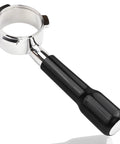 54mm Bottomless Naked Portafilter For Breville Sage Barista Series Espresso Machines Including Barista Express Pro Touch Infuser Duo Temp Pro BES870 BES878 BES880, stainless steel with black ABS handle