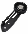 High Performance Compatible For Subaru A/C Drive Belt Idler Pulley Bracket Tensioner Kit 1995 To 2009 on black steel bracket