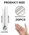 Heavy Duty Stainless Steel M4 50mm Propeller Cotter Pins Pack Of 20 For Outboard Motors Fits Yamaha F150 F200 F300