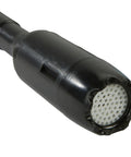 Heavy Duty Electric Drum Pump Pulls Four Gpm Real Smooth With 110V AC Plug In Power, detailed view of built-in debris filter.