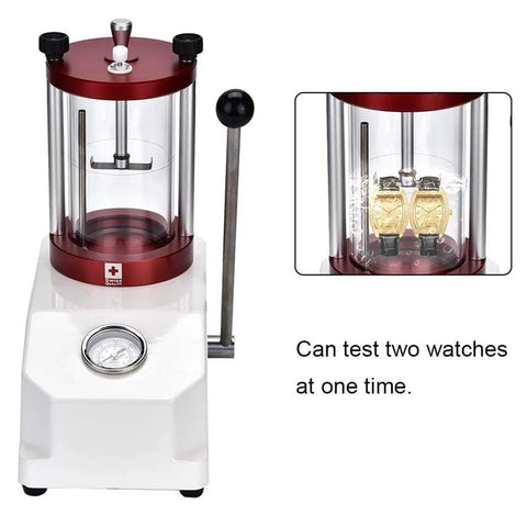 Dual Pressure Waterproof Watch Tester Kit For Pros And Home Gear Precise Water Resistance Checks Essential Watchmaker Gear