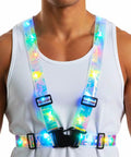 Light Up LED Running Vest With Adjustable Unisex Fit For Men And Women See Through Lightweight Night Run Gear Reflective Sports